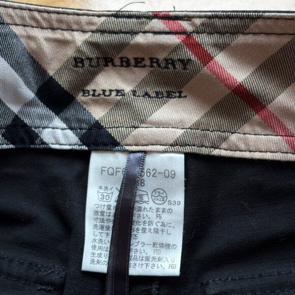 Burberry Blue Label Women's Black Capri Pants Size 38 - Picture 10 of 12